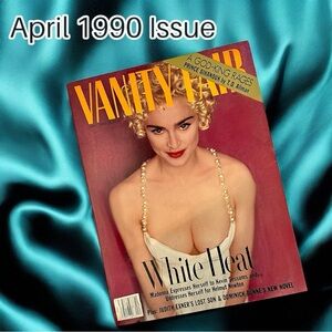 1990 Vanity Fair April, Cover: Madonna, Helmut Newton 90s Fashion Photography